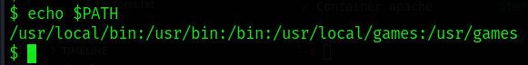 echo $path