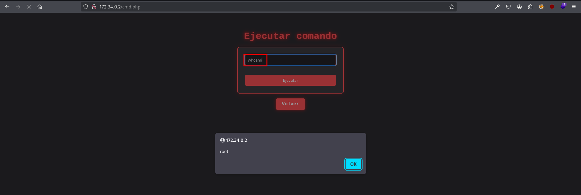 comando whoami