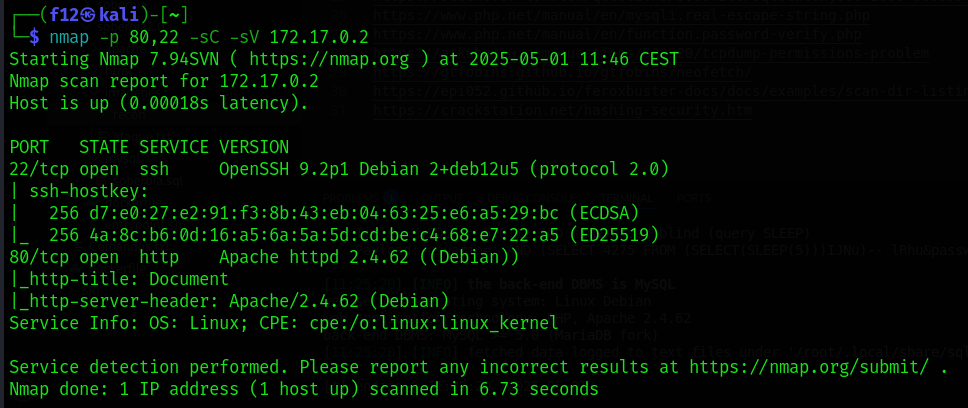 Versiones nmap