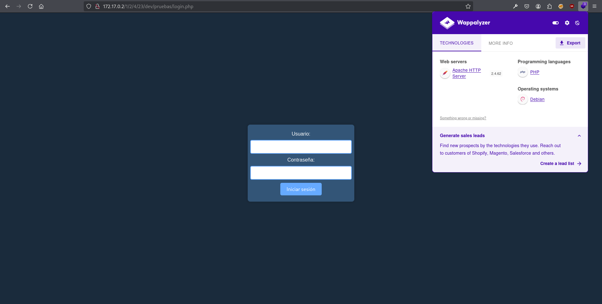 wappalyzer